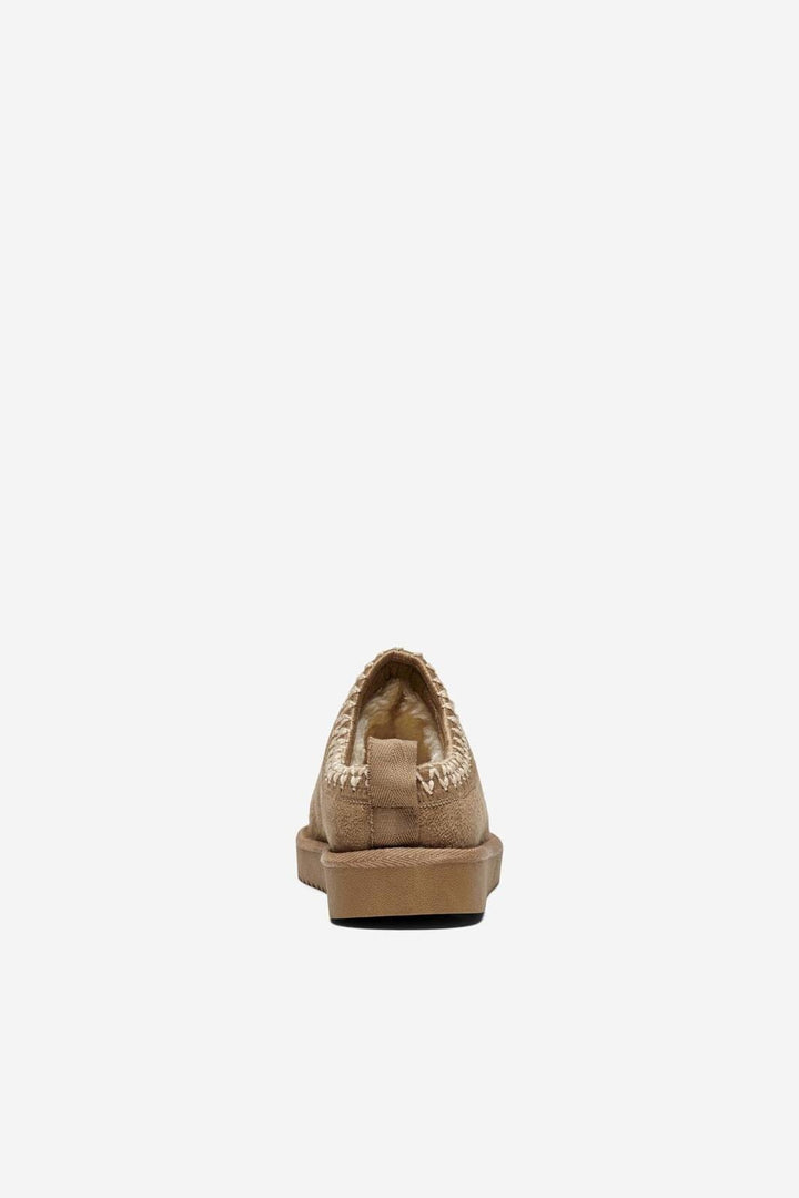 Only Shoes - Onlstella Teddy Lined Slipper - 4627078 Cognac