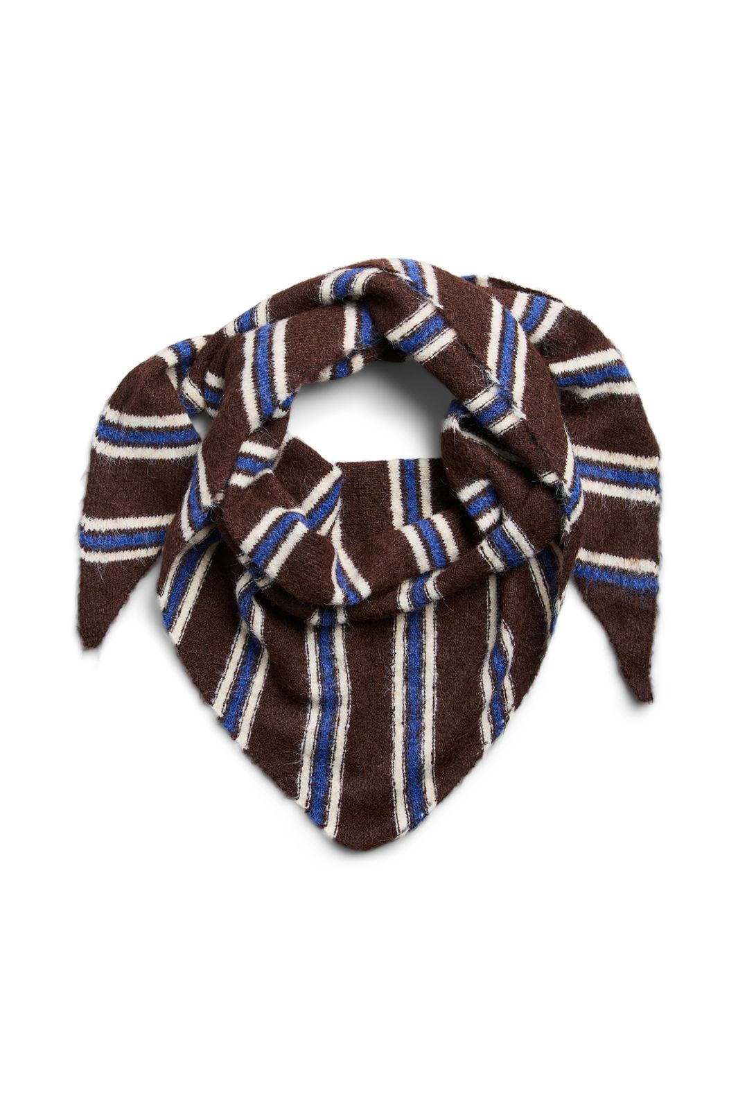 Pieces - Pcerin Triangle Scarf - 5103838 Ganache Bluing/Birch