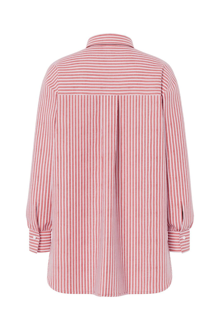 Pieces - Pcmelia Ls Loose Shirt - 4904438 Roseate Spoonbill New - Adrenaline Rush
