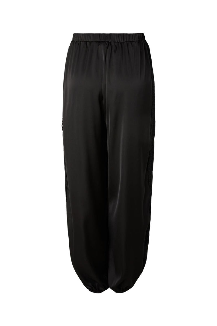 Pieces - Pcolli Balloon Satin Pants - 5233646 Black