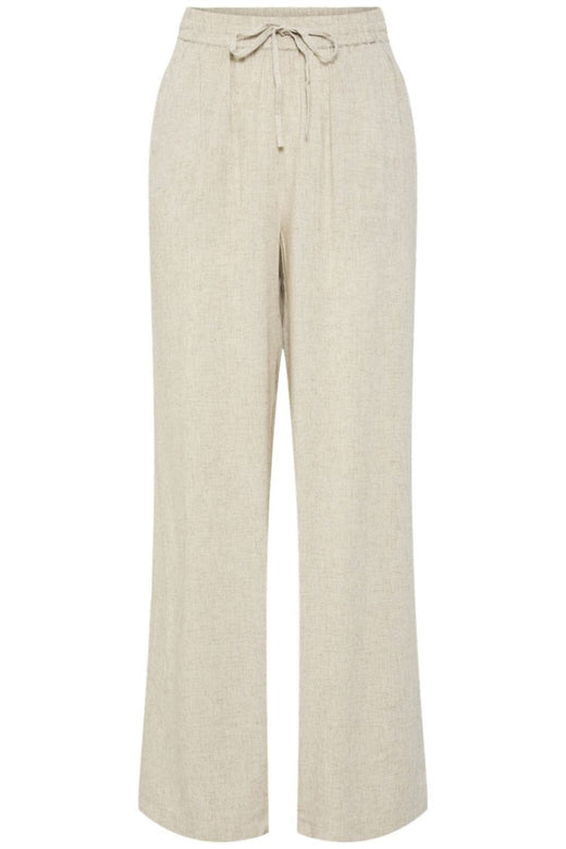 Pieces - Pcpia Wide Pants - 4764583 Birch Melange Bukser 