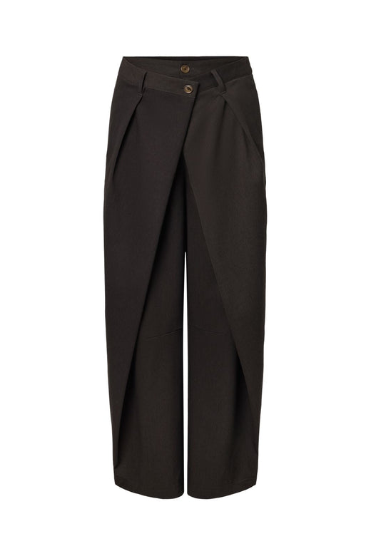 Pieces - Pcsofie Double Closing Pants - 5221895 Espresso