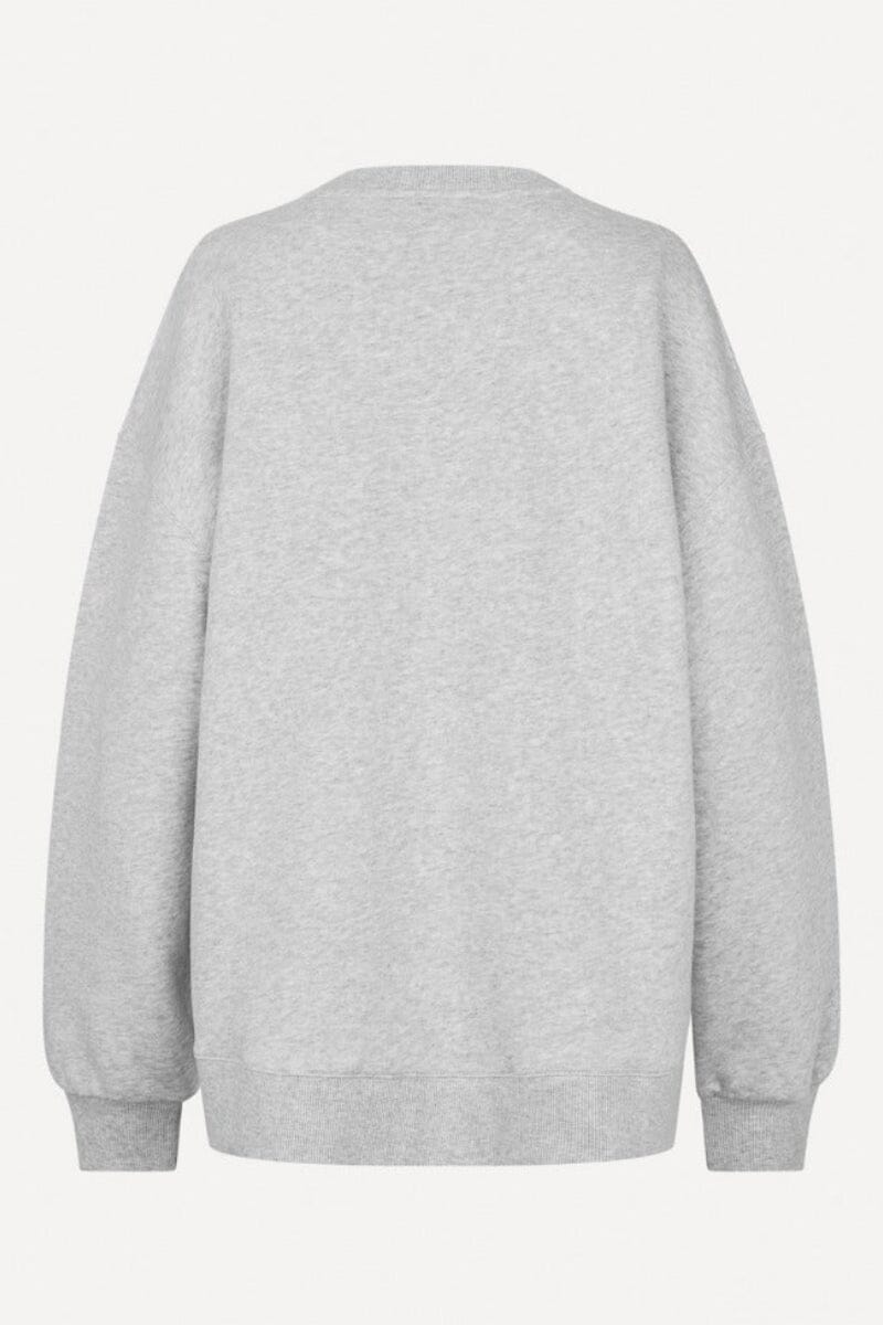 Rotate - Heavy Sweat Crewneck 1163701472 - 1472 Light Grey Melange Sweatshirts 