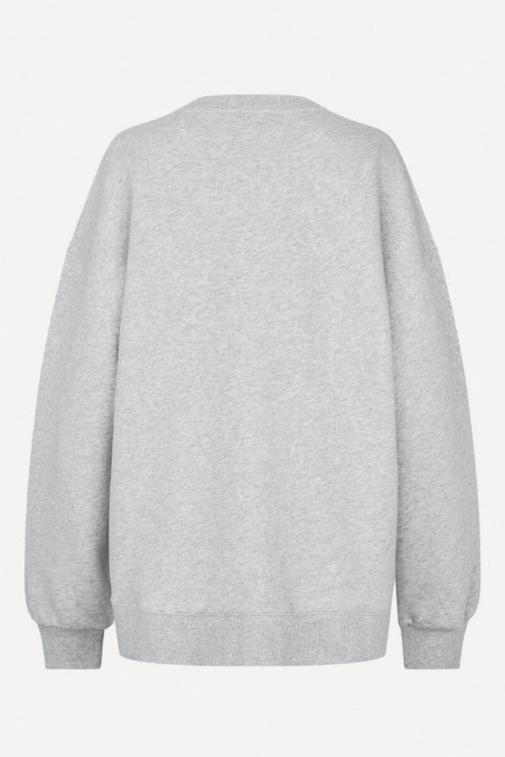 Rotate - Heavy Sweat Crewneck 1163701472 - 1472 Light Grey Melange Sweatshirts 