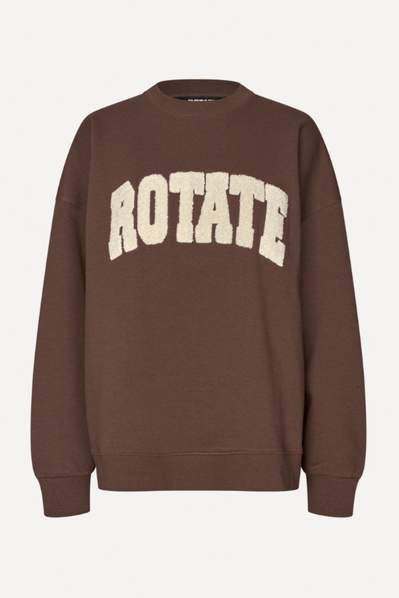 Rotate - Heavy Sweat Crewneck 116370559 - 559 Chestnut Sweatshirts 