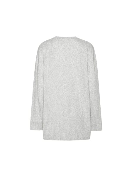 Rotate - Jersey Ls T-shirt 1153281473 - 1473 Light Grey Melange T-shirts 