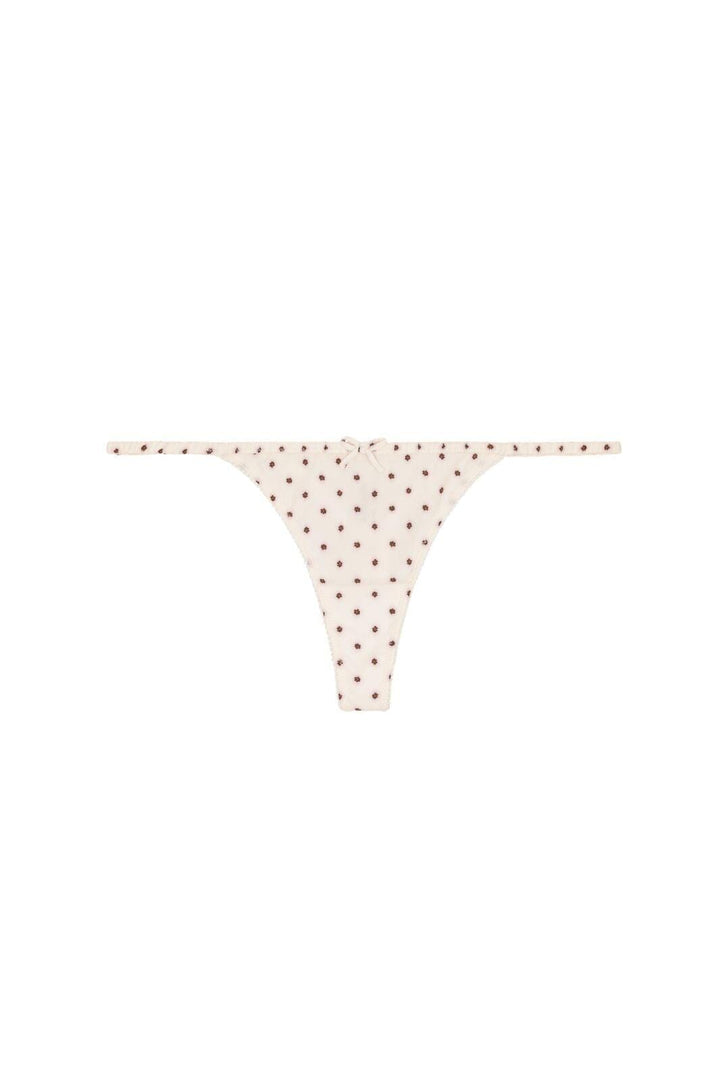 Rotate - Thong With Mid-waist 1163951116 - 1116 Gardenia Undertøj 