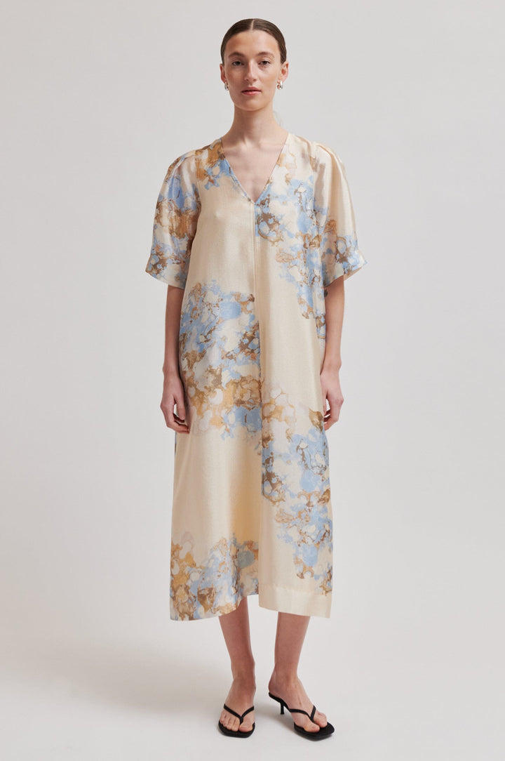 Second Female - Lugana Maxi Dress 59702 - 5126 Windsurfer Kjoler 