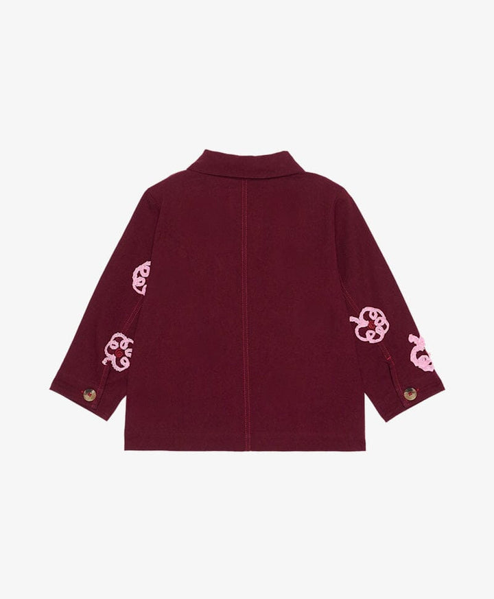 Sissel Edelbo - Bea Mini Jacket Se 2059 - Burgundy Jakker 