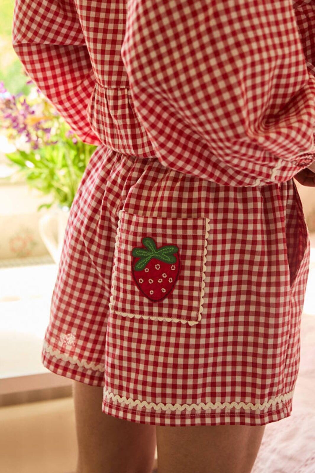 Sissel Edelbo - Bobbie Shorts SE 1803 - Red Checks Shorts 