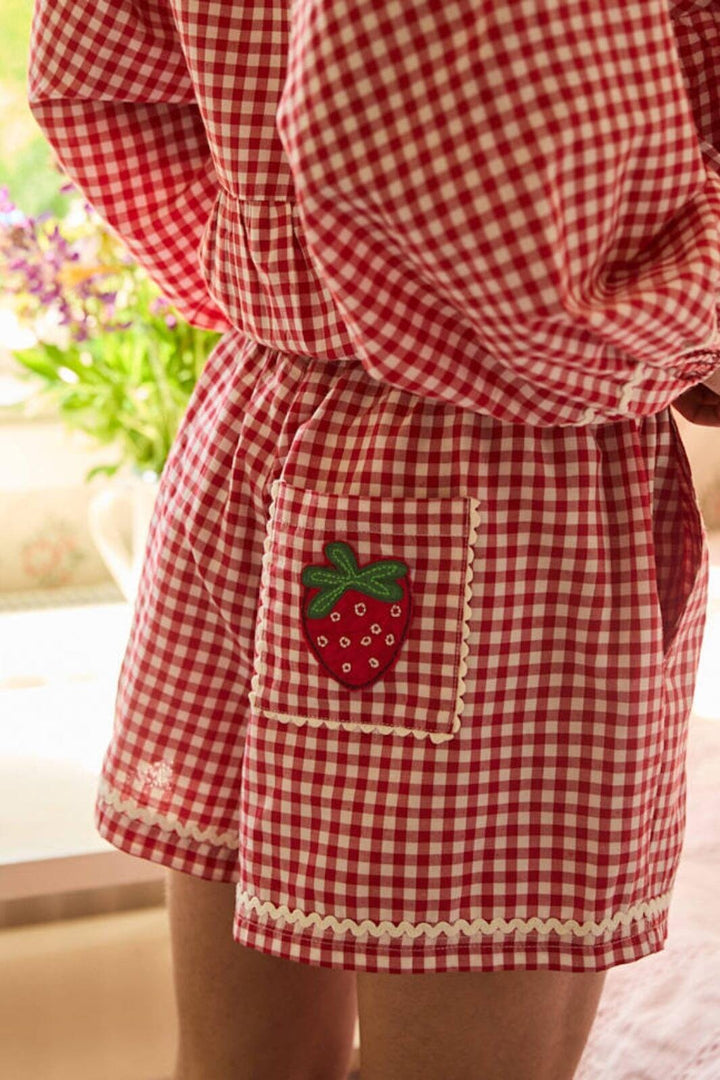 Sissel Edelbo - Bobbie Shorts SE 1803 - Red Checks Shorts 