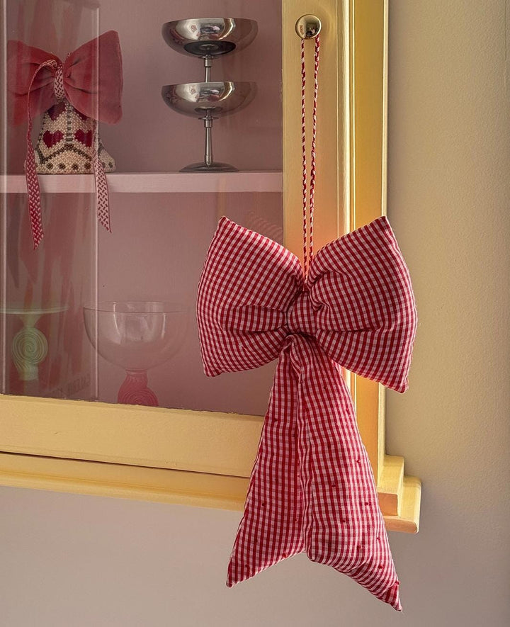 Sissel Edelbo - Bow Decoration SE 1485 - Gingham Checks