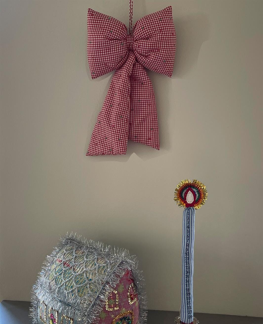 Sissel Edelbo - Bow Decoration SE 1485 - Gingham Checks