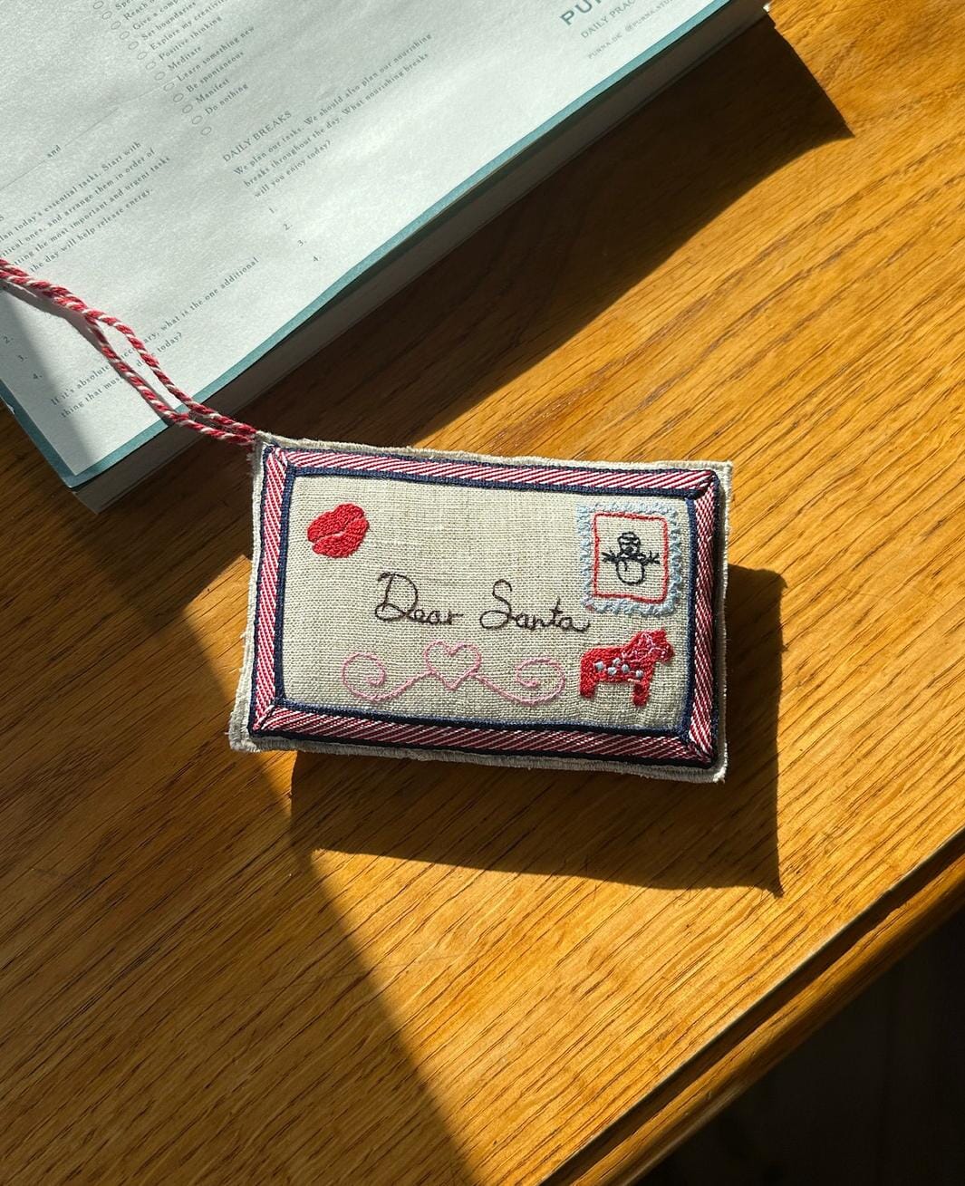 Sissel Edelbo - Christmas Letter Ornament SE 1475 - Santa