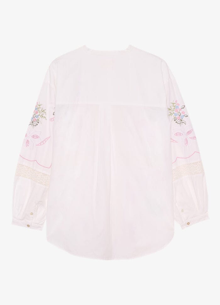 Sissel Edelbo - Sada Shirt SE 1789 - White Pastel Skjorter 