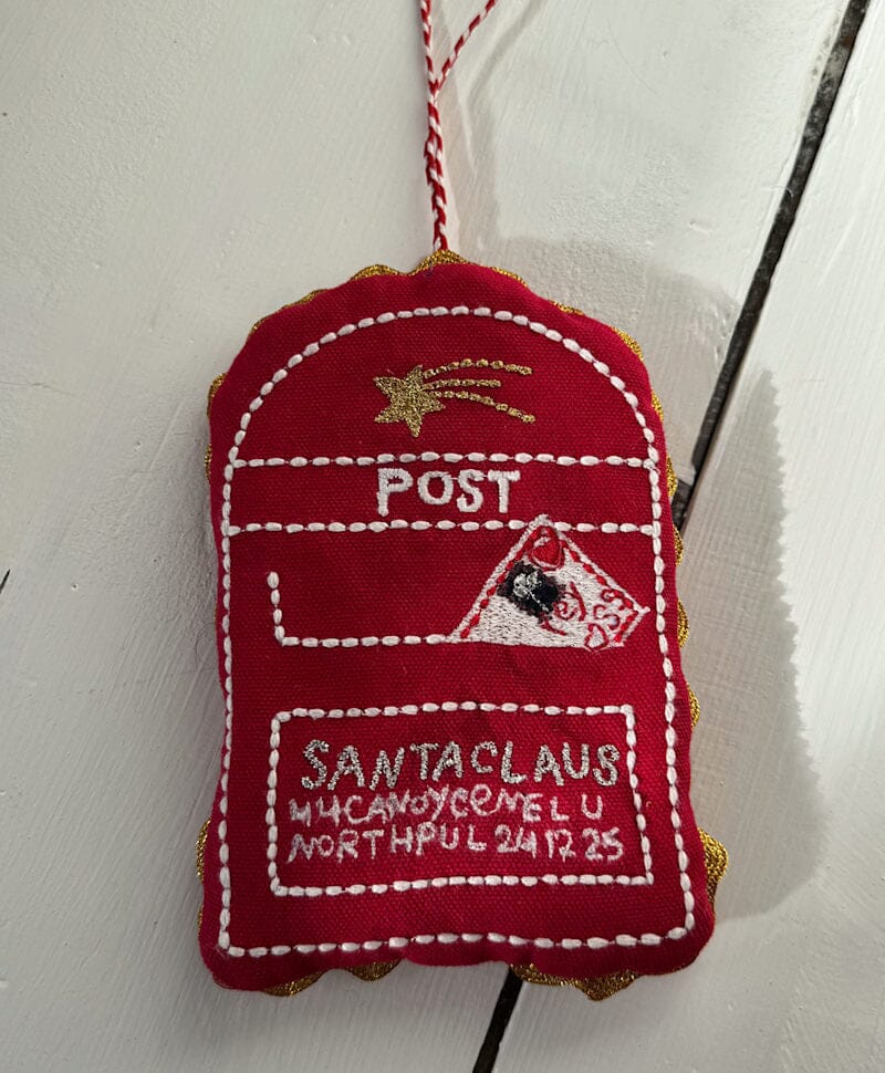 Sissel Edelbo - Santa'S Mailbox Ornament Se 2134 - Red Julepynt 