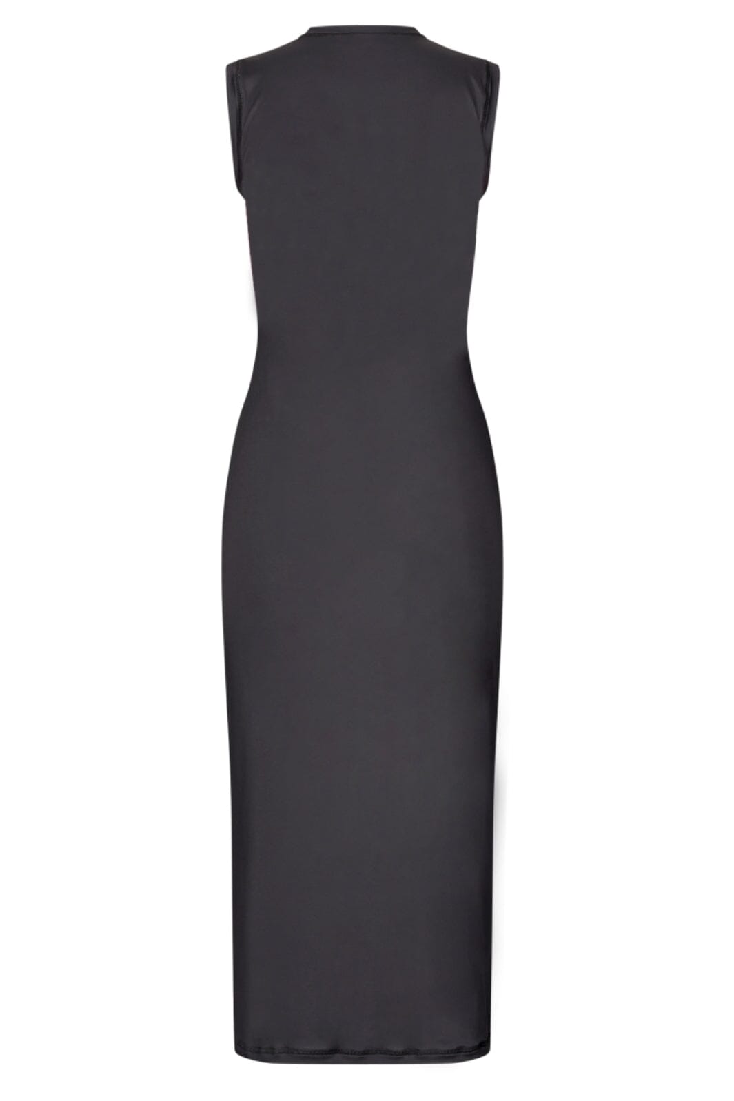 Stine Goya - 2244 Stocking Jersey, Elastic Tank Crewneck Dresssg-aw25-d104-2244 - Melting Flowers