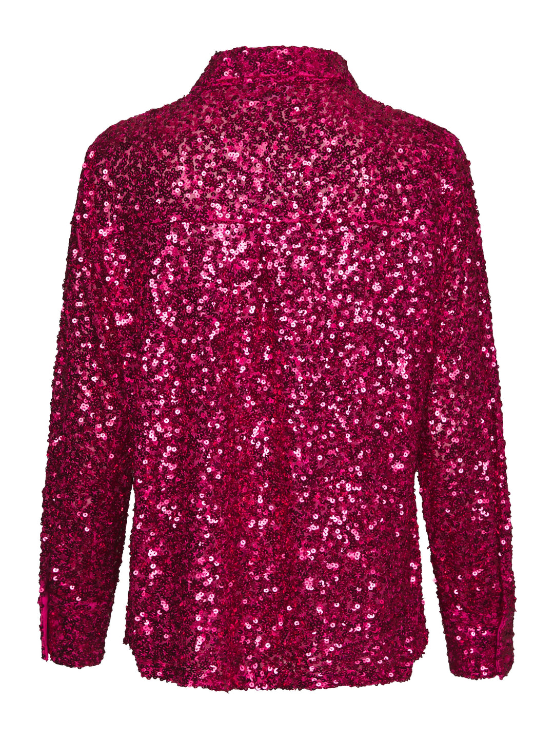 Valentin Studio - Classy Sequins Shirt 163336 - 457 - Pink/Red Skjorter 