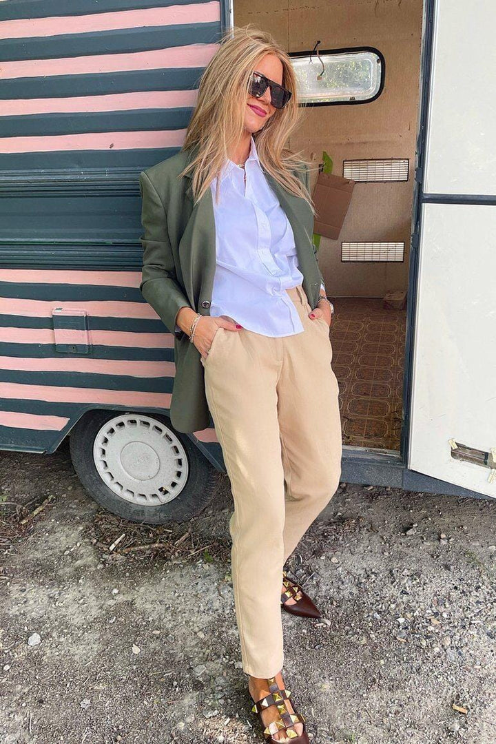 Forudbestilling - Valentin Studio - Cosy Pants - Sand (Slut September) Bukser 