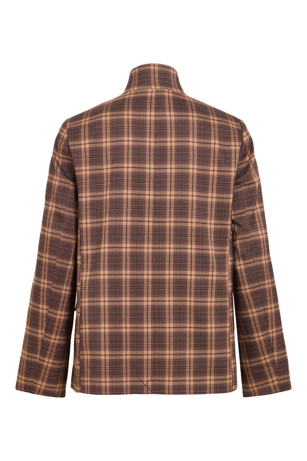 Vila - Visanne L/S Blazer - 5196065 Carafe Birch And Black