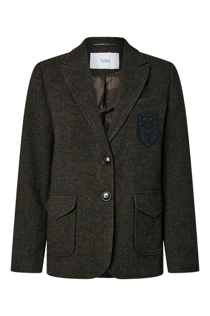 YAS - Yascarolyn Ls Blazer Jacket - 5224036 Dark Olive