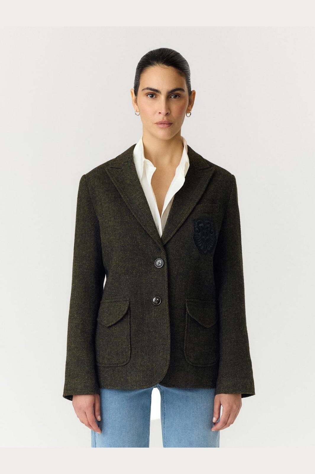 YAS - Yascarolyn Ls Blazer Jacket - 5224036 Dark Olive