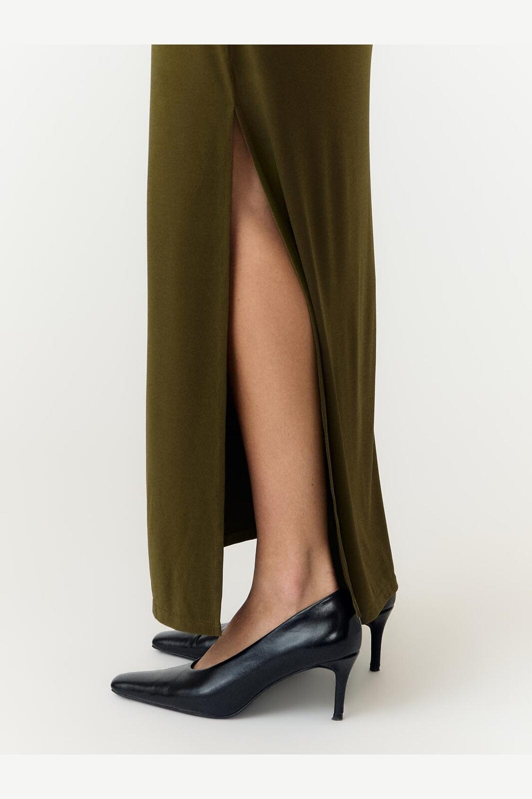 YAS - Yasdrala Cape Maxi Dress - 5244115 Dark Olive