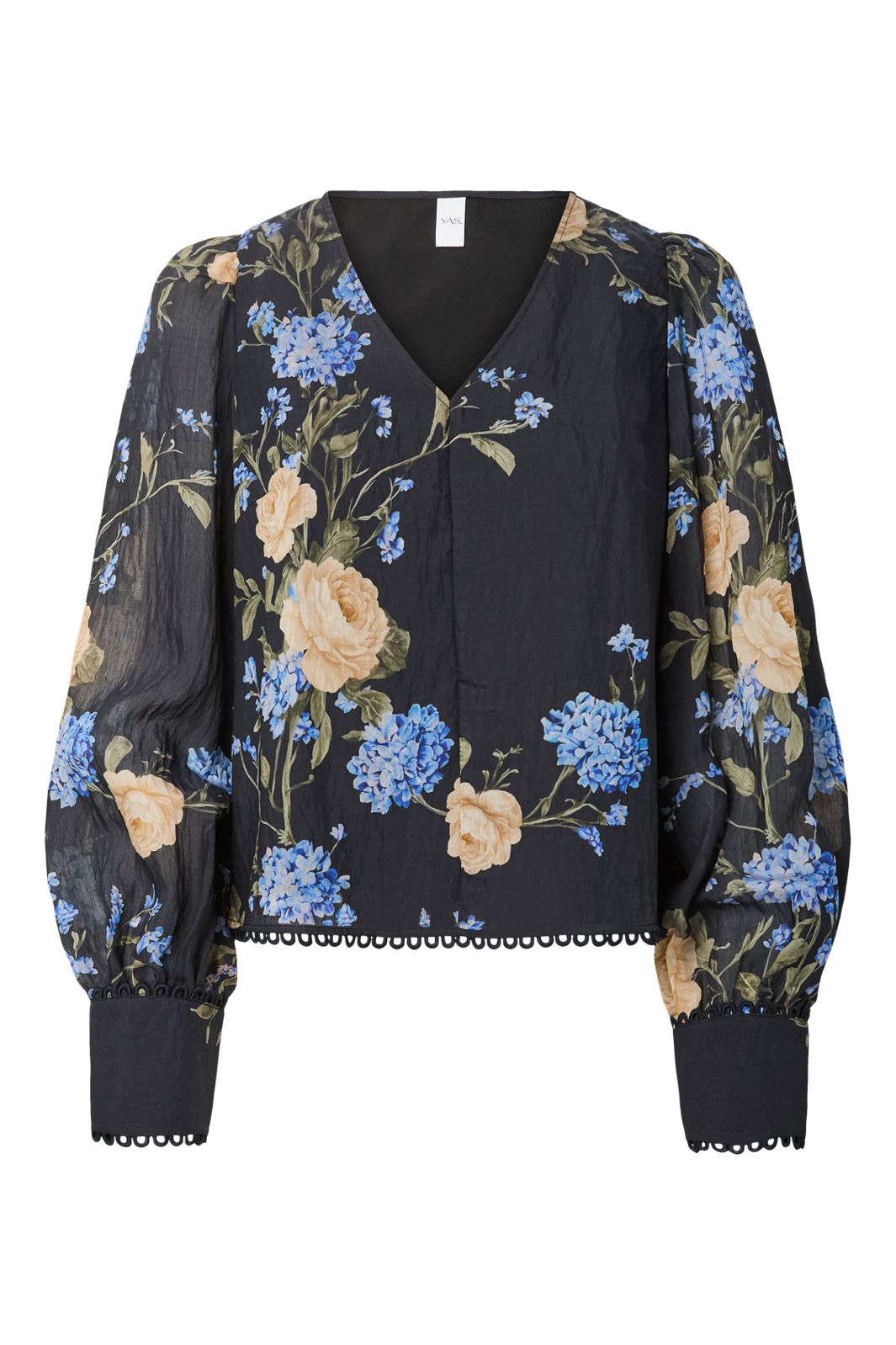 YAS - Yasfloressence Ls Top - 5225694 Black Bluebell