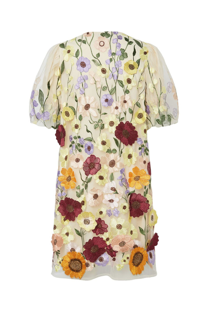 Y.A.S - Yasflowering Ss Dress New - 4802617 Whisper White Flowers