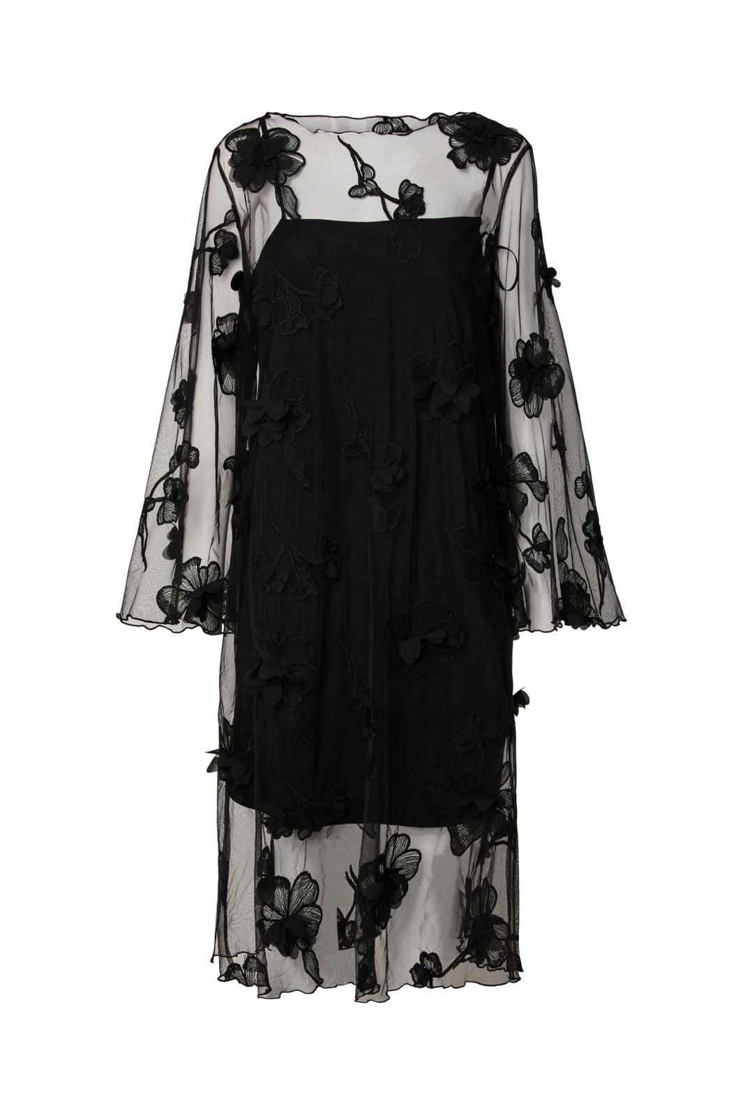 YAS - Yasornella 3/4 Long Dress - 5109918 Black