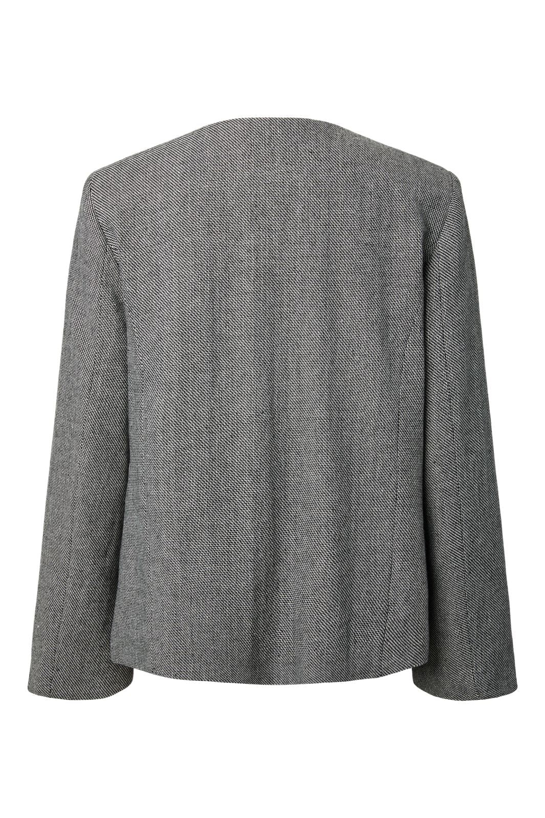 YAS - Yaspepino Ls Wool Mix Jacket - 5168714 Black White