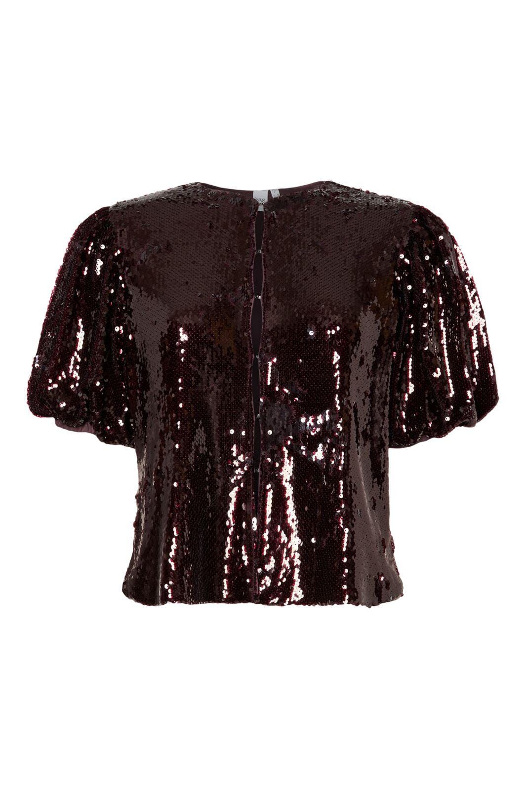 YAS - Yasroyalina 2/4 Sequin Top - 4862794 Port Royale W Sequins Toppe 