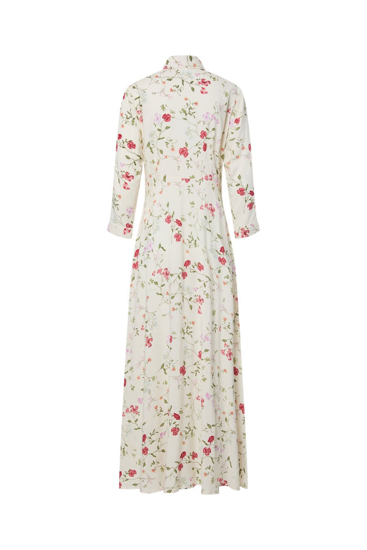 YAS - Yassavanna Long Shirt Dress - 4971139 Pristine Botalia