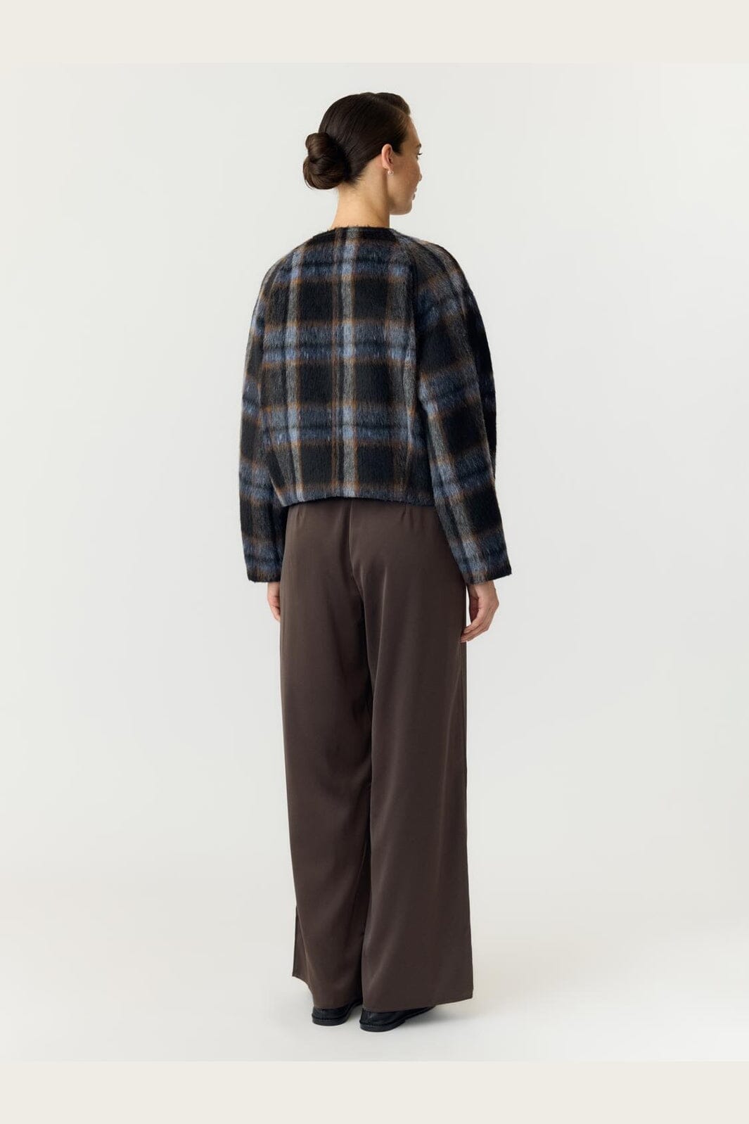 YAS - Yastalino Ls Wool Blend Jacket - 5141752 Black Check